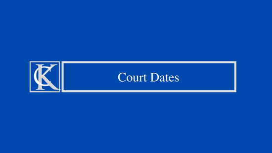 Court Dates